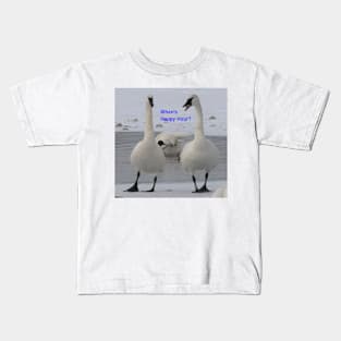 Chatting Swans Kids T-Shirt